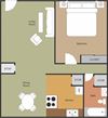 1 Bedroom 1 Bathroom